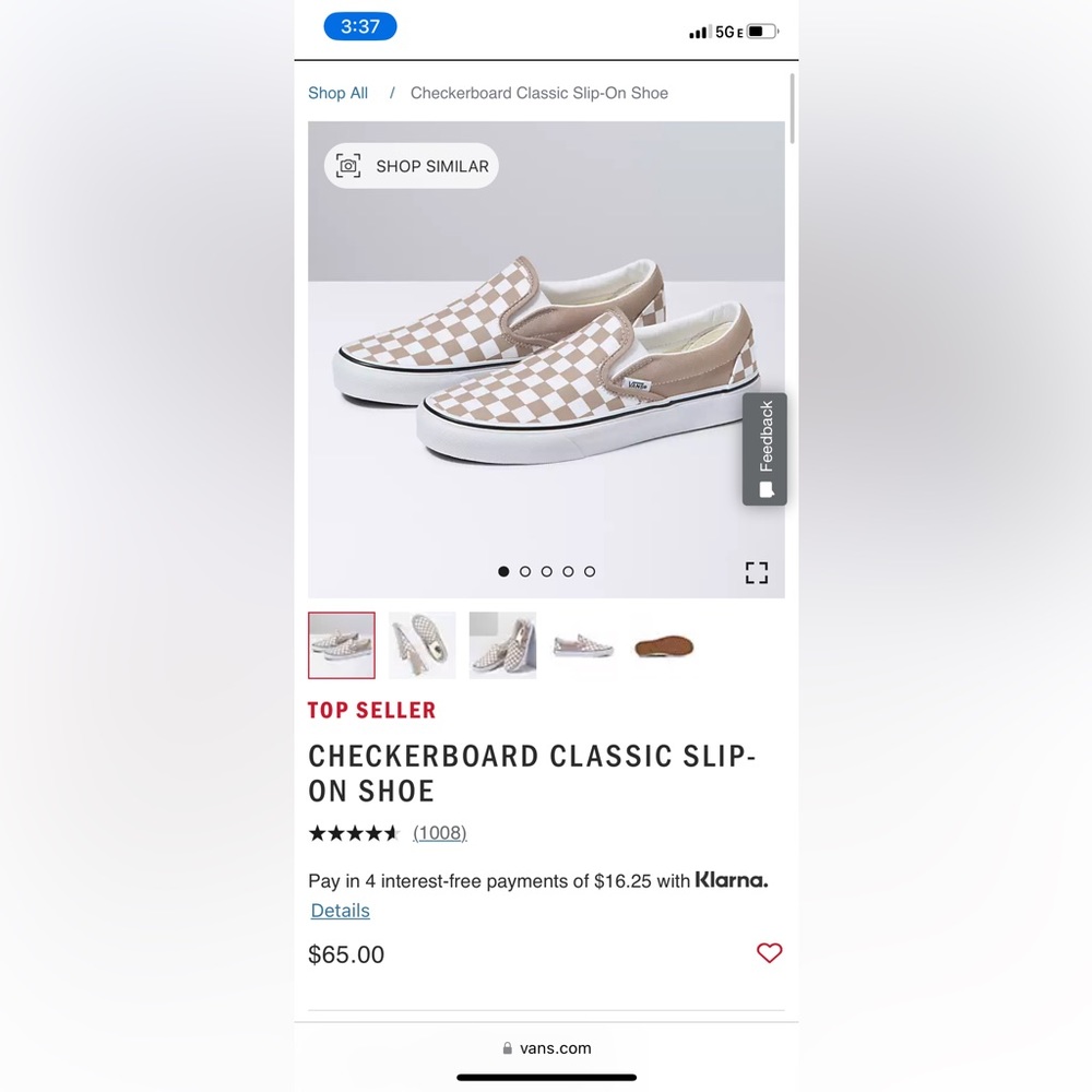 Checkered Vans